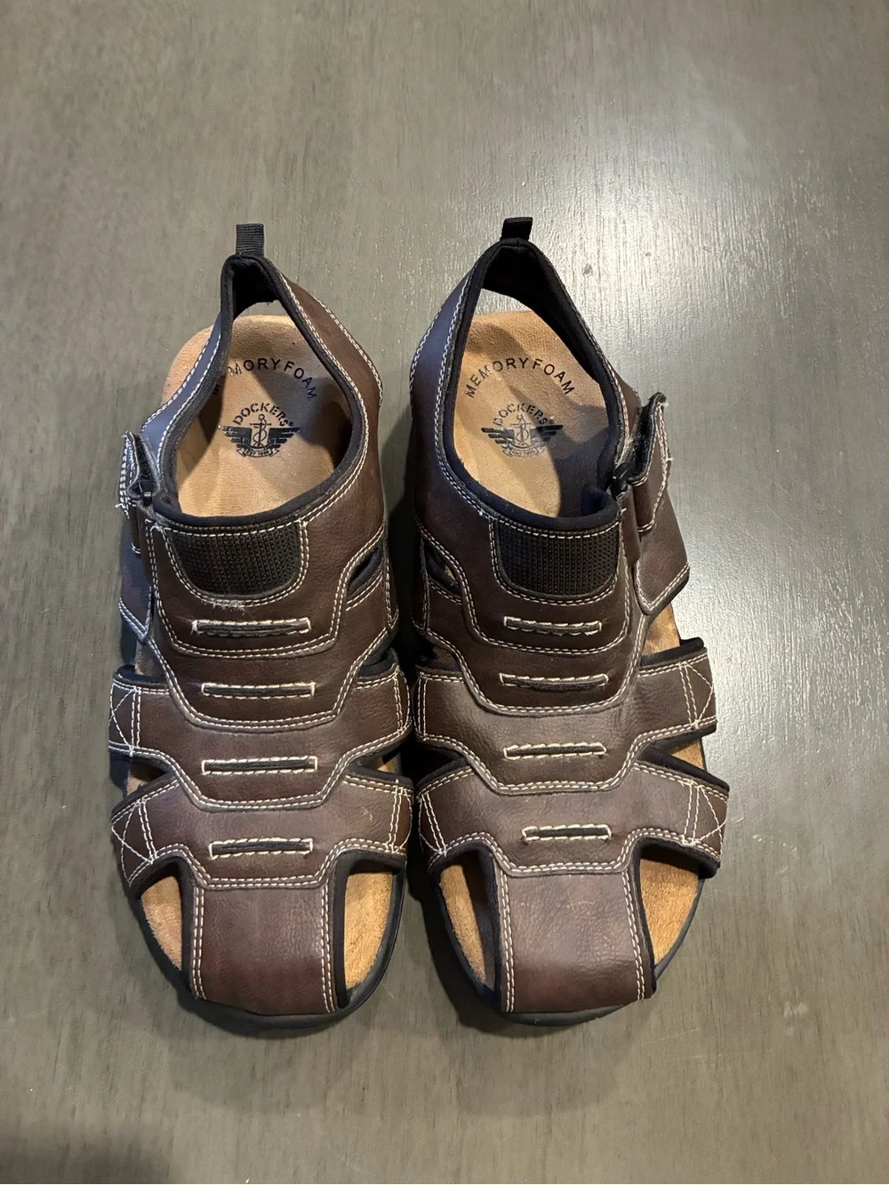 Men's Brown Dockers Fisherman Sandals